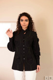 شومیز زنانه گلدوزی شده کرسپ کد۱۴۶